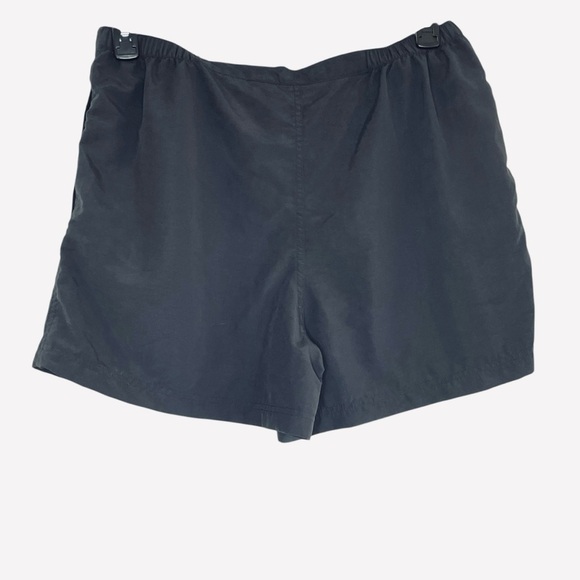 LL Bean Black Womans Size M 0 BUY 3. Tie Nylon Hiking Shorts. Rise 11.5” - Picture 2 of 8